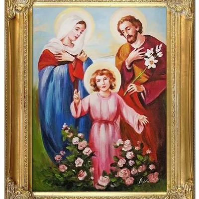 Inne religijne - obraz św. rodziny - 40x50 cm - g94277