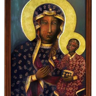 Religijne - matka boska częstochowska - 103x73 cm - g94426