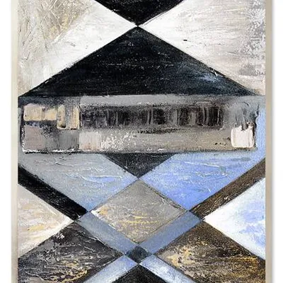 Obraz olejny - abstrakcyjne - 63x93 cm - g107383