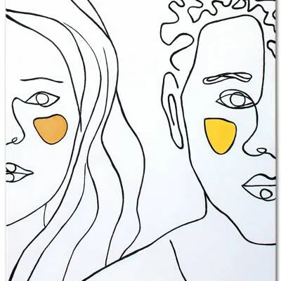 Obraz olejny - abstrakcyjne - 80x120 cm - g119435
