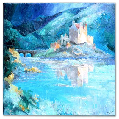 Obraz - pejzaż nowoczesny - 90x90cm - g118627
