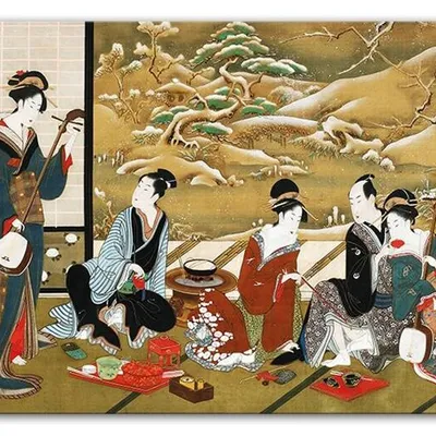 Orient - ceremonia picia herbaty - 60x90 cm - g93813