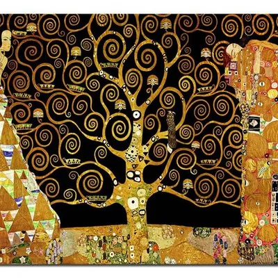 Obraz drukowany - gustav klimt - drzewo życia - 50x70 cm - g109843