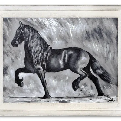 Obraz - konie - 39x49cm - g97086
