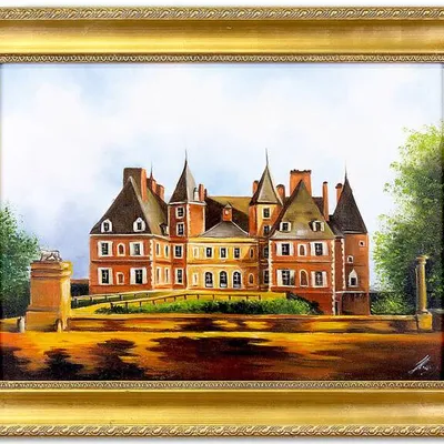 Zamki i pałace - zamek angielski - 63x84 cm - g05536