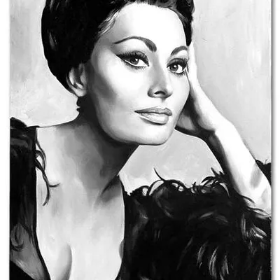 Ludzie - sofia loren - 60x90 cm - g00778