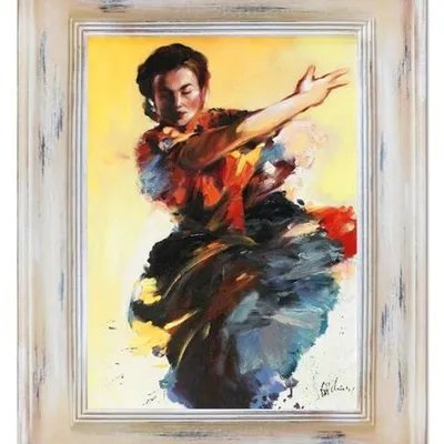 Ludzie - szalony taniec - 76x96 cm - g15108