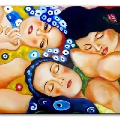 Gustav klimt - dziewica - 60x90 cm - g01574