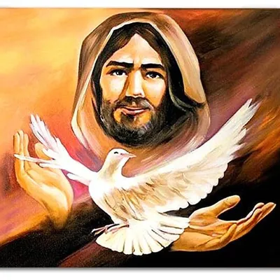 Obraz olejny - jezus chrystus - zbawiciel - 60x90 cm - g119396