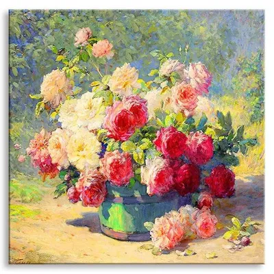 Abbott fuller graves - róże - 100x100 cm - g94279