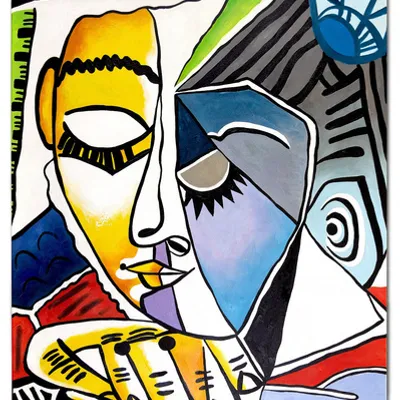 Obraz olejny - pablo picasso - głowa czytającej kobiety - 80x120 cm - g118775