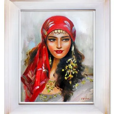 Ludzie - cyganka - 61x71 cm - g15866
