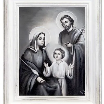 Inne religijne - obraz św. rodziny - 40x50 cm - g94129
