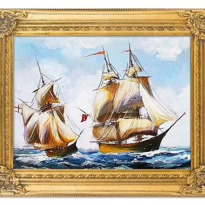 Marynistyka - dwie galery - 40x50 cm - g06658