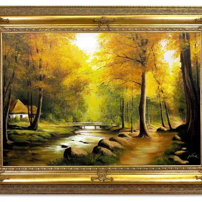 Obraz olejny - pejzaże - 111x151 cm - g118754