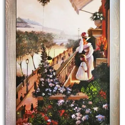 Paryż - bulwary nad sekwaną - 63x84 cm - g02857