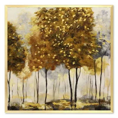 Obraz olejny - pejzaż nowoczesny - 63x63 cm - g104621