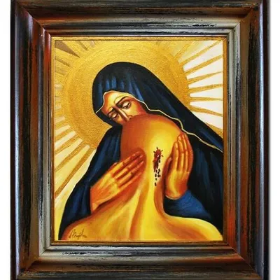 Maryja - matka miłosierna - 35x40 cm - g06493