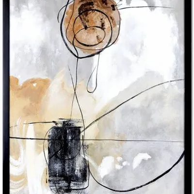 Obraz olejny - abstrakcyjne - 53x73 cm - g115615