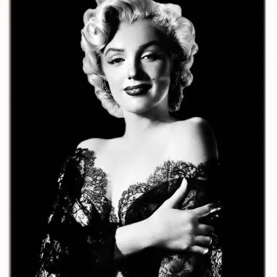 Marilyn monroe - w ażurowej sukni - 40x50 cm - g17668