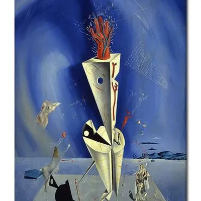 Obraz drukowany - salvador dali - aparatura i ręka - 60x90 cm - g109798
