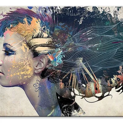 Obraz - abstrakcje - postacie - 60x90cm - g96962