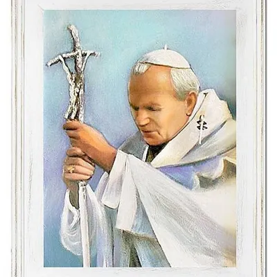 Papież jan paweł ii - kontemplacja - 40x50 cm - g15939