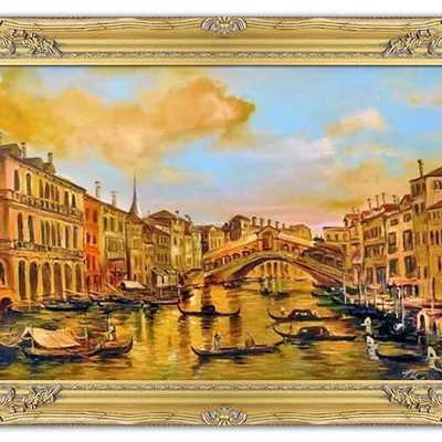 Wenecja - most rialto - 75x105 cm - g00714