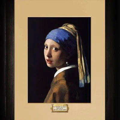 Vermeer van delft - dziewczyna z perłą - 40x50 cm - g93327