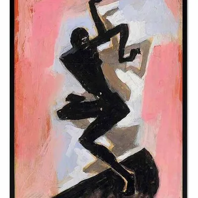 Obraz drukowany - art deco - paul colin - joséphine baker, la revue nègre - 53x73 cm - g109149