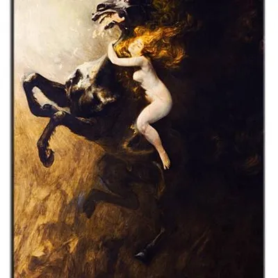 Władysław podkowiński - szał uniesień - 60x90 cm - g92690