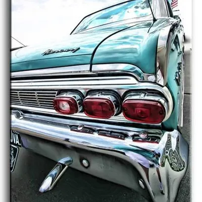 Motodreams - błękitne blachy - 60x90 cm - g93358