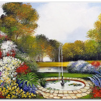 Obraz olejny - pejzaże - 60x90 cm - g119411