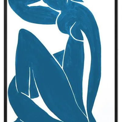 Obraz olejny - wielcy mistrzowie - henri matisse - niebieski akt - 53x73 cm - g114374