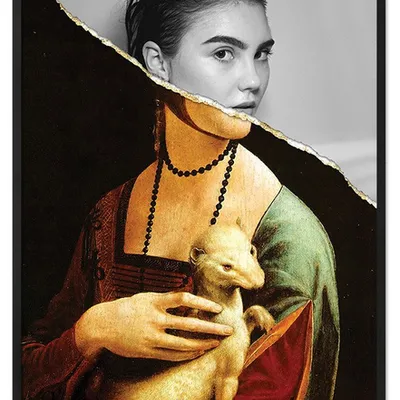 Obraz - abstrakcje - postacie - 53x73cm - g111764