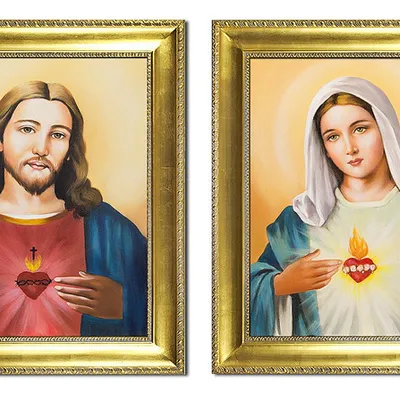 Obraz - premium religijne - 54x64cm x 2szt. - g118428