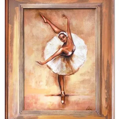 Baletnice - arabesque - 76x96 cm - g16109