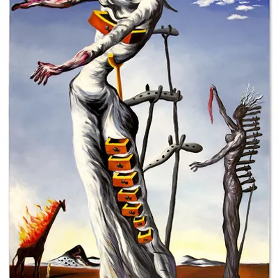 Obraz - salvador dali - 60x90cm - g109720