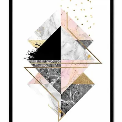 Obraz - abstrakcje geometryczne - 63x93cm - g103453