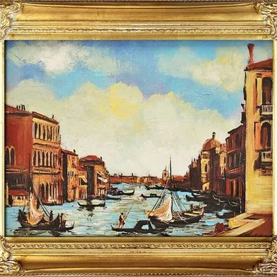 Wenecja - gondole - 40x50 cm - g03421