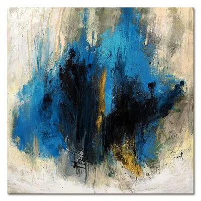 Obraz olejny - abstrakcyjne - 90x90 cm - g106687