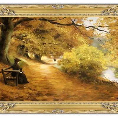 Obraz olejny - pejzaż nowoczesny - 74x104 cm - g104545