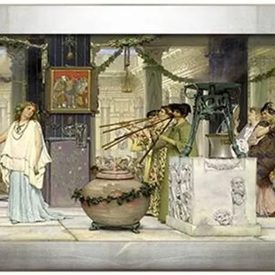 Lawrence alma tadema - festiwal - 64x164 cm - g94394