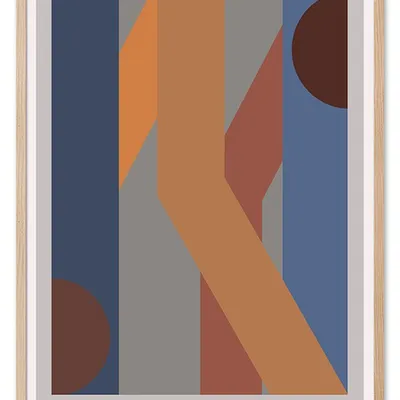 Obraz - abstrakcje geometryczne - 53x73cm - g104072