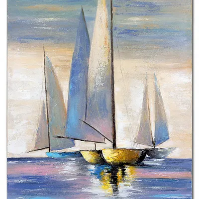 Obraz olejny - marynistyka - 60x90 cm - g119149