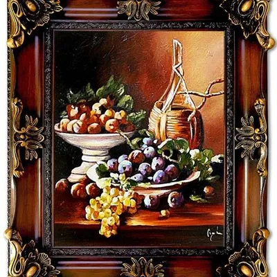 Tradycyjna - owoce na paterach - 65x75 cm - g06009