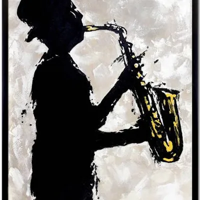 Obraz olejny - abstrakcyjne - 63x93 cm - g109156