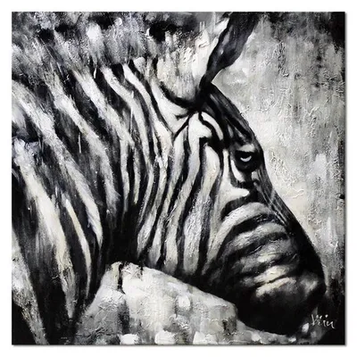 Obraz olejny - zwierzęta - 90x90 cm - g104960