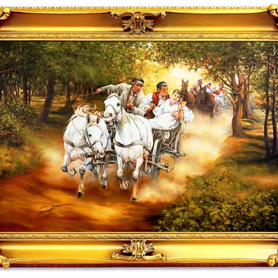 Obraz - premium kopie mistrzów - 80x110cm - g97378