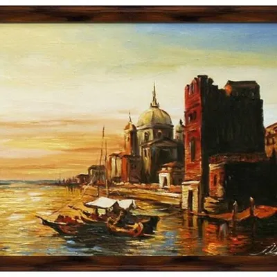 Obrazy miast - wenecja - 200x140cm g94773